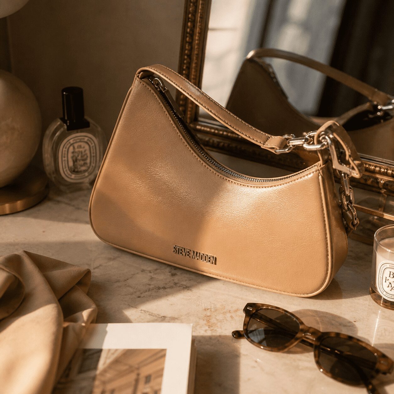 Steve Madden Shoulder Bag — Latte