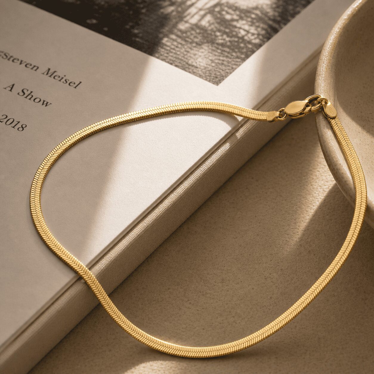 Snake Chain Necklace — Yellow Gold